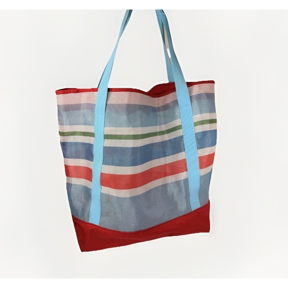 Disney Mickey Mouse Mesh Tote Bag Large Summer Beach Pool Bag - Picture 3 of 7